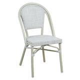 Nini White 2 Seater Rust Resistant Balcony Set