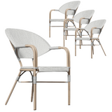 Riley Cozy Boho Light Dining Chair Set of 4