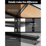 Giantz 4x0.7M Warehouse Racking Shelving Storage Rack Steel Garage Shelf Shelves