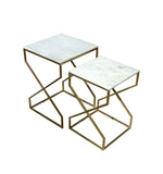 Coffee Table marble top  set of 2 - Z56003