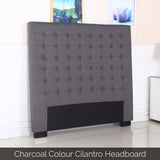 Cilantro Double Charcoal Headboard