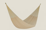 Single Size Cotton Mexican Hammock in Cream Colour