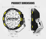 9inch LED Driving Lights Round Spotlights Offroad Truck Headlights