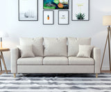 Paradise Sofa Lounge 3 Seater Couch (Ivory)