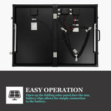 Folding Solar Panel Kit 18V160W Mono Caravan Boat Camping charging ATEM POWER