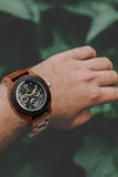 Men Multi-Function Kosso Wooden Watch