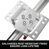 Jockey Wheel 10" Swing Up Solid Wheel 1000KG Caravan Boat Trailer Greasable