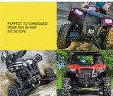 FIERYRED Wireless 4500LBS/2041kg 12V Electric Winch Synthetic Rope Boat ATV 4WD