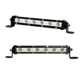 Pair 7inch Super Slim 30W CREE LED Light Bar Flood Work OFFROAD Driving Lamp ATV 4WD