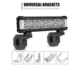 Pair Bullbar Mounting Bracket Kit 44 50Mm Clamp Led Work Light Bar Tube Offroad