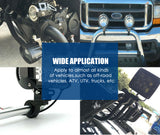 Pair Bullbar Mounting Bracket Kit 44 50Mm Clamp Led Work Light Bar Tube Offroad