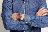 Men Genuine Automatic Kosso Wooden Watches No Battery Needed