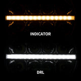 Pair 9inch CREE LED Driving Lights Spotlights Spot Flood Combo 4x4 OffRoad SUV Automotive