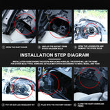 Pair LED Headlight Kit Driving Lamp CSP 9005 High Low Beam Canbus ERROR FREE