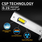 Pair LED Headlight Kit Driving Lamp CSP H1 High Low Beam Canbus ERROR FREE