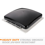 Caravan Roof Vent Hatch Pop up Fan Vents 12V RV 3 Speed Motorhome Smoke Blue