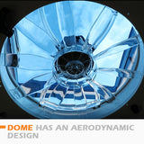 Caravan Roof Vent Hatch Pop up Fan Vents 12V RV 3 Speed Motorhome Smoke Blue