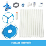 Swimming Pool Cleaner Floor Blue Climb Wall Automatic Vacuum 10M Hose