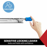 Drawer Slider Runner Ball Bearing Locking 125kg Track Cabinet Heavy Duty