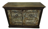Side Board Antique doors 250 years old (Double  Door) - VK0055