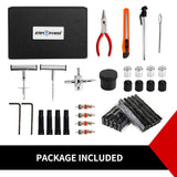 Tyre Repair Kit 67 pcs Emergency Tools Set Car Truck Trailers Motorcycle Bike