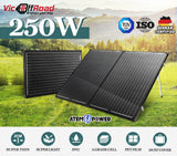 Folding Solar Panel Kit 18V 250W Mono Caravan Boat Camping charging ATEM POWER