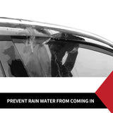 Weather Shield Window Visor for Ford Ranger MK1 MK2 11-18 Double Cab Wildtrack