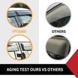 Weather Shield Window Visor for Ford Ranger MK1 MK2 11-18 Double Cab Wildtrack