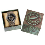 Men Premium Self-Winding Transparent Body Walnut Wood Watches