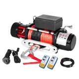 14500LBS Electric Winch Synthetic Rope Wireless Remote 6577kg 12V ATV 4WD Truck