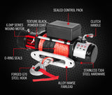 14500LBS Electric Winch Synthetic Rope Wireless Remote 6577kg 12V ATV 4WD Truck