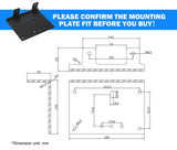 Fieryred 3000Lbs/1361Kg Wireless 12V Electric Winch Synthetic Rope Boat Atv 4WD