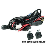 LED Light Wiring Loom Harness Relay Kit Driving Lamp Plug Quick Fit High Beam