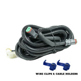 LED Light Wiring Loom Harness Relay Kit Driving Lamp Plug Quick Fit High Beam