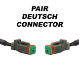 LED Light Wiring Loom Harness Relay Kit Driving Lamp Plug Quick Fit High Beam