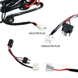 LED Light Wiring Loom Harness Relay Kit Driving Lamp Plug Quick Fit High Beam