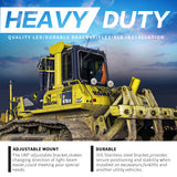 Pair 4Inch Led Driving Lights Round Work Spot Flood Work Driving Lamp Offroad