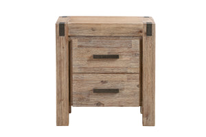 Java Bedside Table Oak