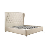 Paris Bedframe Queen Size Beige