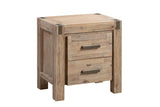 Java Bedside Table Oak