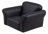 Kids Rocking Chair & Ottoman - Black