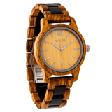 Men Handmade Ambila Wooden Timepiece