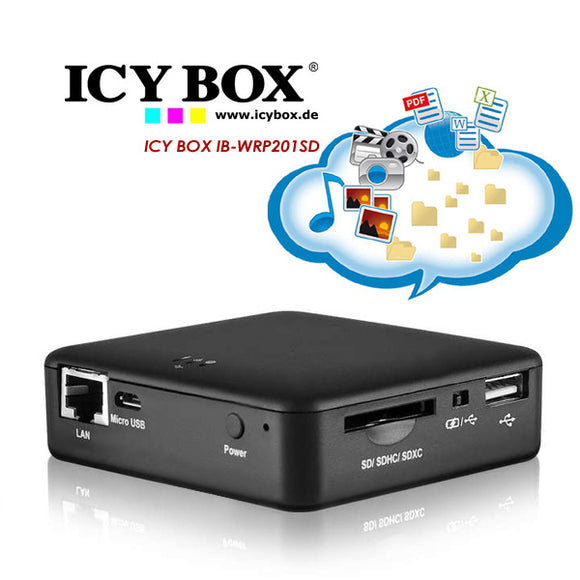ICY BOX 4 in 1 WLAN Storage Station (IB-WRP201SD)
