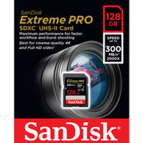 Sandisk 128GB Extreme Pro 300/260RW UHS-II/ U3  SDSDXPK-128G