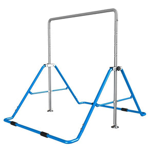 Gymnastics Training Bar Kids Adjustable Horizontal Pull Up Station Home Gym