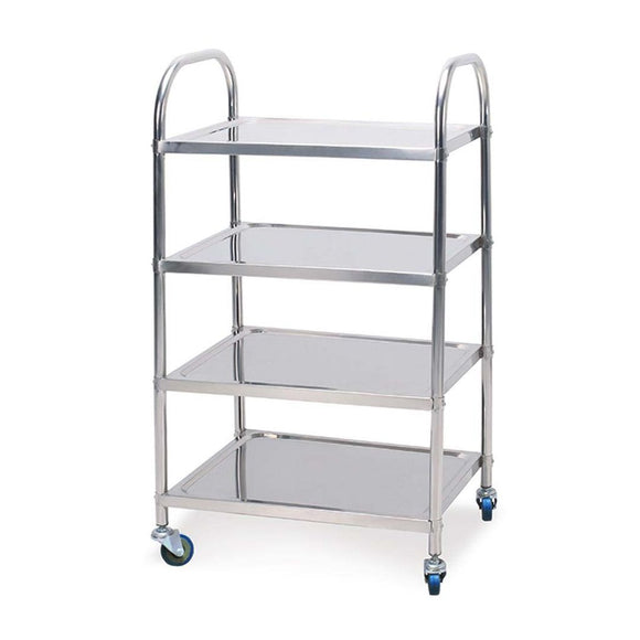 4 Tier Stainless Steel Kitchen Dining Food Cart Trolley Utility 860x540x1170