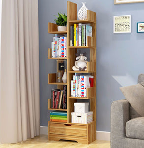 8 Level Display,Storage,Utility,Book Shelf Home Office Furniture Shelving (Natural Oak)