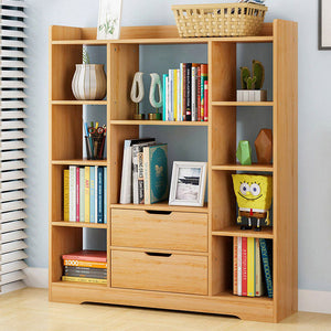 Eden Wardrobe Cupboard Bookshelf with Drawer Furniture (Oak)