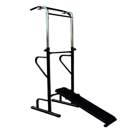 Power Tower Home Gym Dip Bar Exercise Bench Pull Up Stand Fitness Station