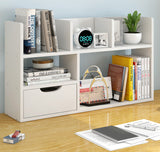 Sublime Large Desk Hutch Storage Shelf Unit Organizer (White)